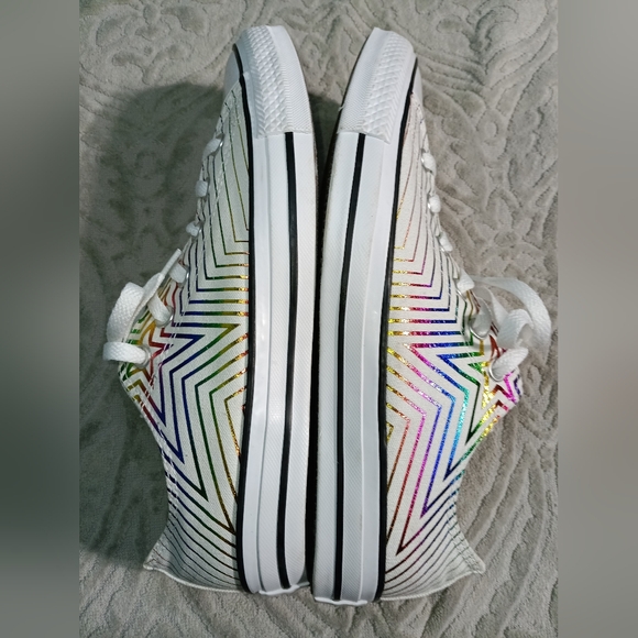 Colorful Star Pattern Women's Sneakers - Picture 4 of 6